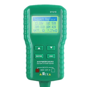 12v intelligent car battery tester internal resistance analyzer for lead acid battery