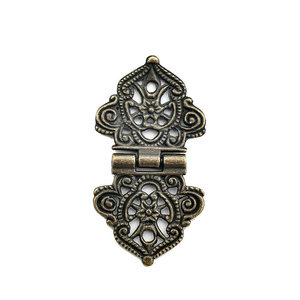 Charnière pointue en alliage de zinc, forme irrégulière bronze, pour boîte en bois, accessoires de bijouterie - Product Image 2