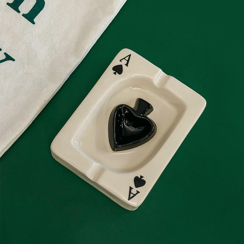 Premium Portable Square Ceramic Novelty Ashtray with Unique Classic ...