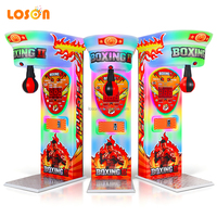Prix usine Street Sport Jeu d'arcade en plastique à pièces Boîte électronique récréative Automat Boxing Punch Machine avec prix