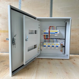 Caja Eléctrica Industrial Completa de 32A, <span class=keywords><strong>4P</strong></span>, con Protección Contra Sobrecarga y Cortocircuitos, Gabinete de Distribución para Fábrica o Taller - Product Image 1