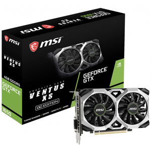 MSI <strong>NVIDIA</strong> <strong>GeForce</strong> <strong>GTX</strong> <strong>1650</strong> XS 4G OC <strong>Gaming</strong> Graphics Card with 4GB GDDR5 128-bit Memory Support DisplayPort Output