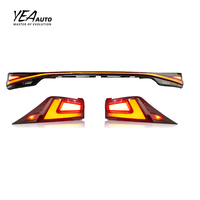 Actualización de LED completo a través de luces traseras Taillamp para Lexus IS is250 is300 is350 luces traseras luz trasera con luz media 2013-2022