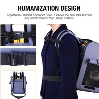 Sac à dos d'extérieur pour animaux de compagnie, adapté aux voyages en voiture, randonnée, petit chien, chat, sac de transport pour animaux de compagnie