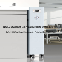 Purificateur d'eau RO à 5 étapes à faible bruit avec roues pivotantes et haute performance pour les écoles, les hôtels et les bureaux