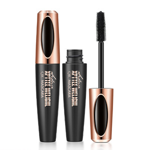 Cils volumineux en fibres de soie noires, résistants à l'eau, vegan, longue tenue, anti-bavures, <span class=keywords><strong>Macfee</strong></span> 4D, best-seller - Product Image 1