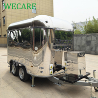 Wecare Bbq Café Mini Crème Glacée Petit Camion De Nourriture Chariots À Café Mobile À Vendre USA