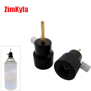 Adaptateur de remplissage à aiguille pour cartouche de réfrigérant R134a, personnalisable OEM, neuf, avec support - Product Image 1