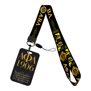 Porte-badge Alpha Phi Alpha avec cordon, étui pour carte de bus, étui pour carte de transport, étui pour carte bancaire, porte-carte de crédit - Product Image 5