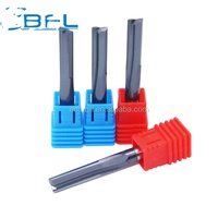 BFL-fresa de carburo de tungsteno para madera, herramienta de corte recto con revestimiento de carburo para 2 flauta