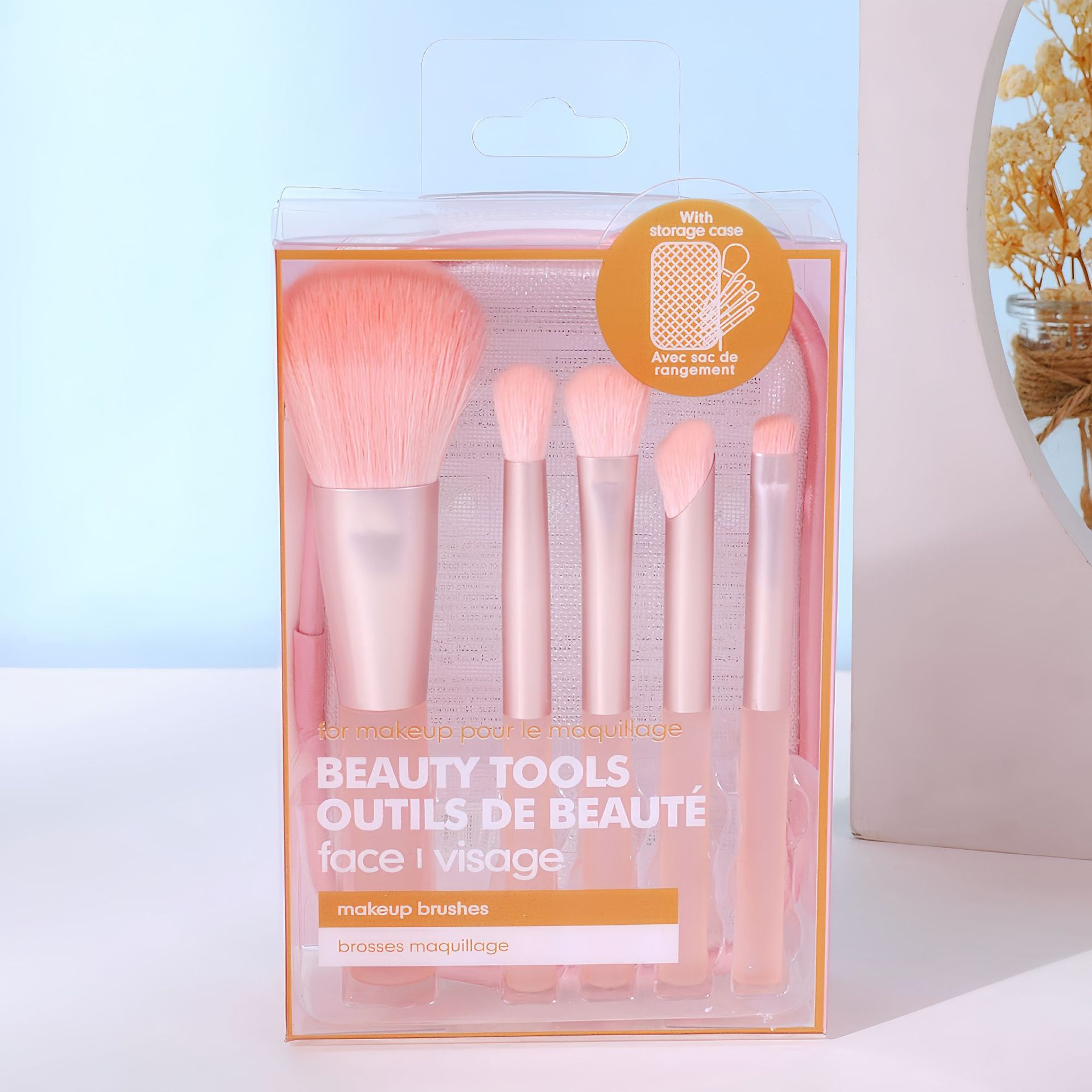 New mini 5-pack pink (net packaging)