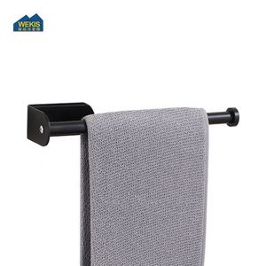 Portarrollos de papel higiénico montado en la pared sin perforación, portarrollos de papel higiénico de Color negro autoadhesivo - Product Image 3