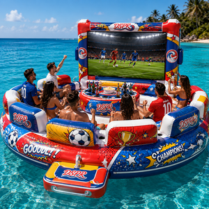 Sofá Inflable para Ver Películas al Aire Libre con Respaldo de Barra y Soporte para Pantalla Grande, Ideal para Fiestas en Resorts y Alquiler Comercial - Product Image 3