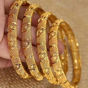 女性用高級ゴールドジュエリーファッションブレスレットとバングルドバイにインスパイアされた女性用高級アクセサリー - Product Image 3