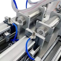 Machine de remplissage semi-automatique pour sachets Doypack, pochettes souples et liquides (détergent, jus)