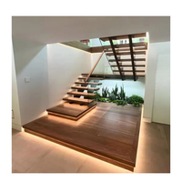 Escalier en bois/escaliers pliants en bois/escalier flottant construit