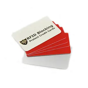 Protetor de cartão de banco rfid, bloqueador eficiente