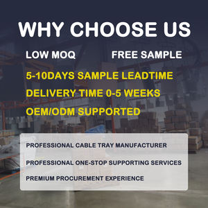 亜鉛メッキ穴あきケーブルトレイ - 商業オフィスビル配線用軽量 - Product Image 6