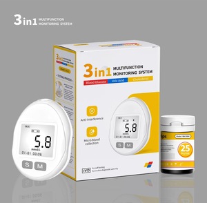 <span class=keywords><strong>Medidor</strong></span> <span class=keywords><strong>de</strong></span> Glucosa en Sangre, Ácido Úrico y <span class=keywords><strong>Colesterol</strong></span> 3 en 1, <span class=keywords><strong>Medidor</strong></span> <span class=keywords><strong>de</strong></span> Glucosa en Sangre para Monitoreo <span class=keywords><strong>de</strong></span> Diabéticos - Product Image 4