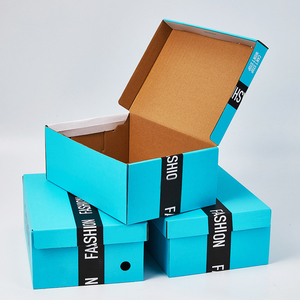 Diseño de caja de embalaje corrugado personalizado de fábrica, todo tipo de <span class=keywords><strong>cajas</strong></span> de zapatos, zapatos de lona Kraft, caja de regalo exprés por correo - Product Image 5