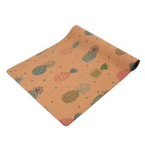 Tapete Ecológico de Corcho Natural de 5mm Antideslizante y Resistente a Impactos <span class=keywords><strong>para</strong></span> <span class=keywords><strong>Ashtanga</strong></span> Vinyasa, Venta al Por Mayor Directa, Logotipo Personalizado Disponible - Product Image 5