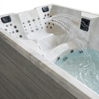 DSL-7900T Maßgefertigter Outdoor-Acryl-Swim-Spa-Pool mit Whirlpool-Sprudelmassage, 220V 380V für Hydrotherapie