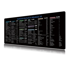 사용자 정의 확장 게임용 데스크 패드 컴퓨터 명령 키보드 단축키 마우스 패드 PC 마우스 키보드 용 대형 사무용 마우스 패드 - Product Image 6