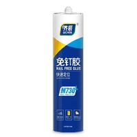 Échantillon Gratuit QICHEN OEM Colle Sans Clou pour Construction Intérieure – Adhésif Sans Plus Clous pour Panneaux et Plafonds – Vente Flash