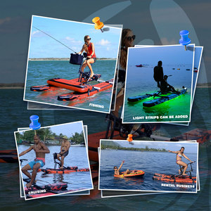 Bicicleta Acuática Inflable Spatium con Certificado CE, Estructura Resistente de PVC, Estable para Navegar en Olas, Ideal para <span class=keywords><strong>Jugadores</strong></span> - Product Image 5