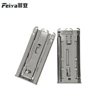 Amortisseur hydraulique à double rebond - Support de glissière à ressort pour systèmes de portes coulissantes