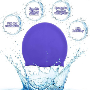 Bonnets <span class=keywords><strong>de</strong></span> <span class=keywords><strong>bain</strong></span> en silicone imperméables, élastiques, multicolores, disponibles en plusieurs tailles, prix d'usine pour les enfants, les jeunes et les adultes nageurs, usage quotidien - Product Image 6