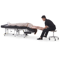 Table de massage électrique réglable pour traitement ostéopathique, acupuncture, spa médical, physiothérapie de la colonne vertébrale, rééducation