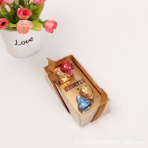 Boîte à bonbons en <span class=keywords><strong>chocolat</strong></span> <span class=keywords><strong>Hershey</strong></span> Sushi, fabrication directe, boîte en papier pliable, nœud en ruban doré, boîte cadeau exquise - Product Image 5