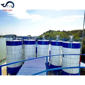 SDCAD silo di stoccaggio in polvere personalizzato da 800 tonnellate/silo in polvere di calce in India