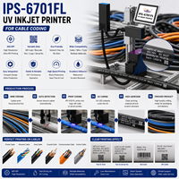 Impresora de Inyección de Tinta Automática Serie IPS-67 para Impresión de Códigos QR de Alta Resolución en Bolsas de Plástico y Papel con Alta Productividad