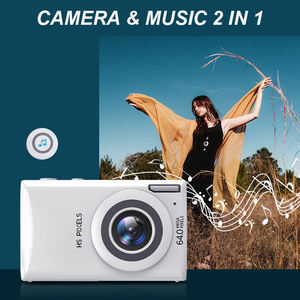 กล้องดิจิตอลมิเรอร์เลสหน้าจอใหญ่ 2.8 นิ้ว HD 4K พร้อมฟังก์ชั่นวิดีโอและเพลงราคาประหยัด DC40-5 ความละเอียด 64MP วิดีโอ 4K - Product Image 5
