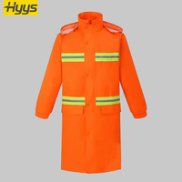 Poncho de pluie une pièce de haute qualité, imperméable, pour travaux routiers, avec bandes réfléchissantes, logo personnalisé, imperméable