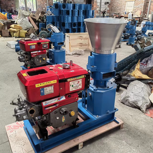Machine de fabrication de granulés d'aliments pour animaux à <span class=keywords><strong>prix</strong></span> d'usine, machine automatique de traitement des aliments avec moteur diesel - Product Image 5