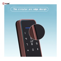 Serrure électronique intelligente commerciale YH-X3 Tuya WiFi, contrôle à distance par application mobile, serrure de porte d'entrée numérique