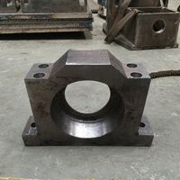 Boîtier de roulement OEM personnalisé Q235, usinage CNC, perçage, traitement de recuit pour la construction de machines de forage rotatives