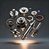 Servicio de Fabricación de Torneado y Fresado Personalizado, Alta Precisión, Pequeñas Cantidades, Prototipos, Componentes de Metal y Plástico, Piezas de Mecanizado CNC
