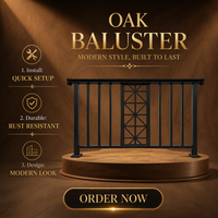 Balustrades et rampes de terrasse en aluminium de style moderne pour balcon et toit