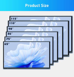 Tableau blanc <span class=keywords><strong>interactif</strong></span> 4K UHD de 55 pouces, écran tactile intelligent à 40 points, écran plat <span class=keywords><strong>interactif</strong></span>, Android 14 pour le bureau - Product Image 4