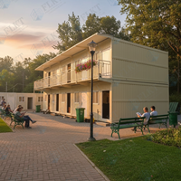 Maison préfabriquée isolée en laine de roche ignifuge et résistante aux intempéries FLKT, maison modulaire pliable, conteneur d'expédition pliable