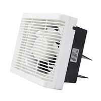 Ventilateur mural silencieux CE SAA 6 8 pouces 220V en plastique carré haute puissance, personnalisable, étanche IP44, avec commande tactile et roulement à billes