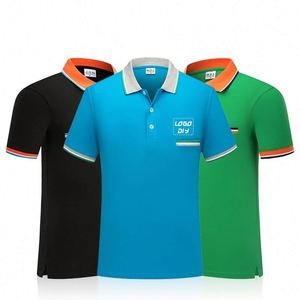 เสื้อโปโลชายแบบใหม่ ลายปักกวาง ผ้าฝ้าย แขนสั้น สไตล์ลำลอง - Product Image 3