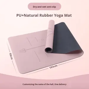 Tapete de <span class=keywords><strong>Yoga</strong></span> de Caucho Natural <span class=keywords><strong>para</strong></span> <span class=keywords><strong>Principiantes</strong></span> |   Superficie Antideslizante y Amortiguación <span class=keywords><strong>Suave</strong></span> |   Mejora tu práctica de <span class=keywords><strong>yoga</strong></span> de base - Product Image 5