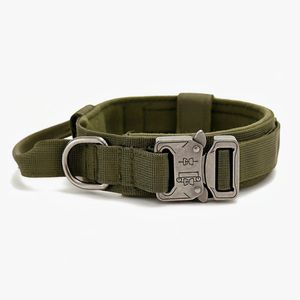 Maßgefertigtes Outdoor Taktisches Hip-Hop Hundehalsband mit Schnallenverschluss Verstellbare Größe Nylon-Material Gestreift Umweltfreundlich Langlebig für Große Hunde - Product Image 2
