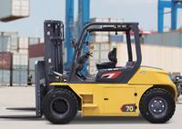 Chariot élévateur électrique de 4,5 tonnes XVB45-Q1-H3 avec batterie au lithium, chariot contrepoids robuste pour la manutention industrielle