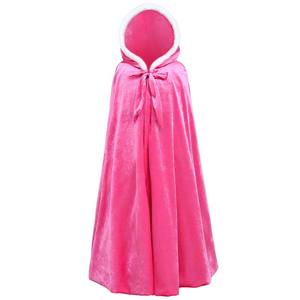Le bambine vestono il Costume da principessa Deluxe <span class=keywords><strong>mantello</strong></span> con cappuccio in velluto morbido GPHC-019 - Product Image 3